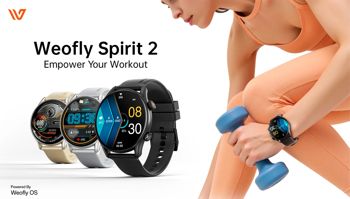 Weofly Spirit 2 HD Display Bluetooth Calling Smartwatch Price in Bangladesh